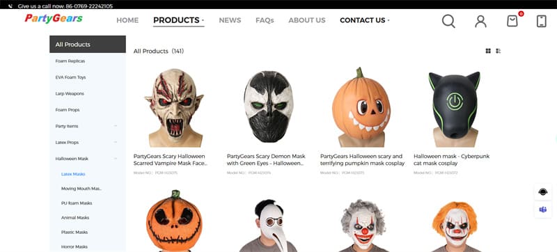 Top 10 Wholesale Halloween Mask Manufacturer