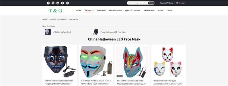 Top 10 Wholesale Halloween Mask Manufacturer