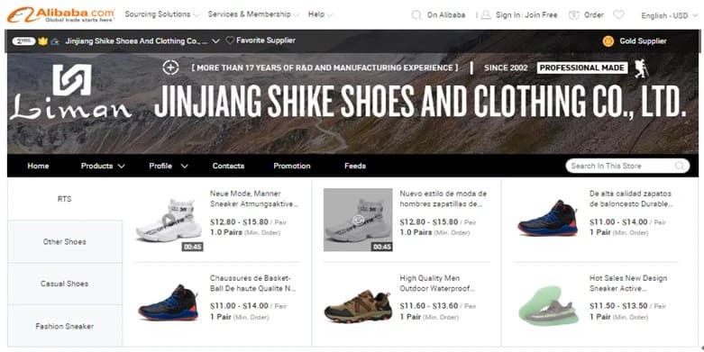 Best 10 Shoe Wholesale Manufacturers and Suppliers in China
