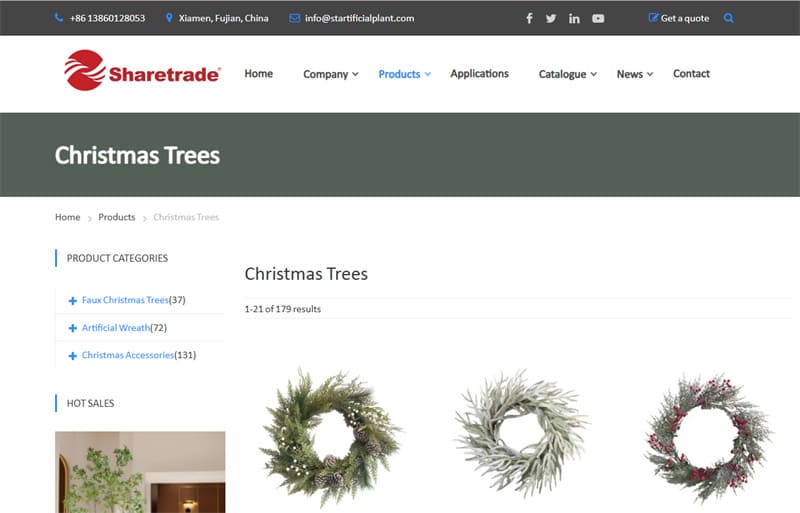 Wholesale Christmas tree Manufacturer