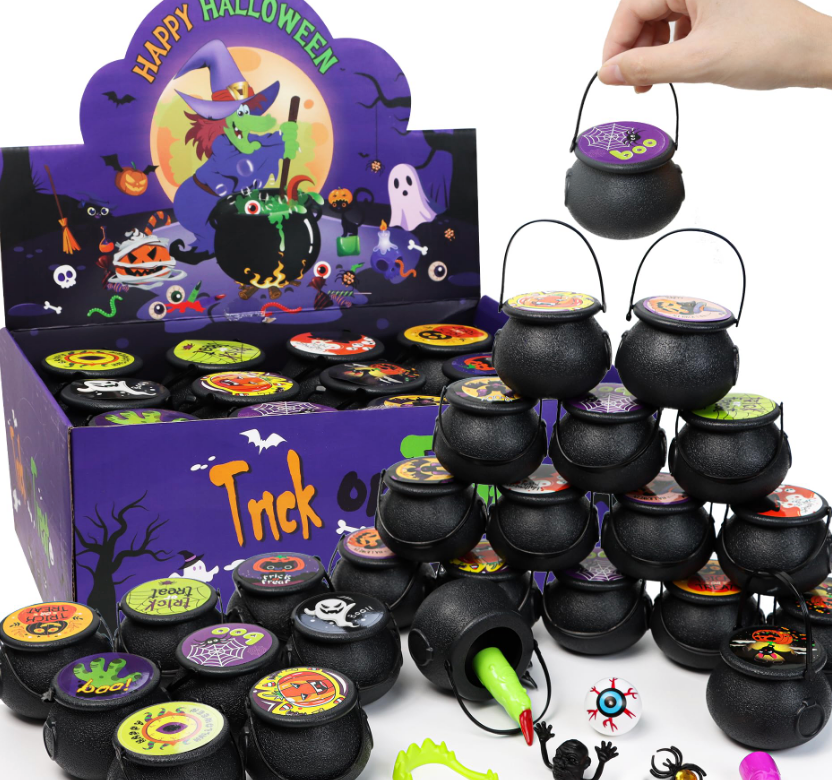 Small novelty toys for trick-or-treat giveaways