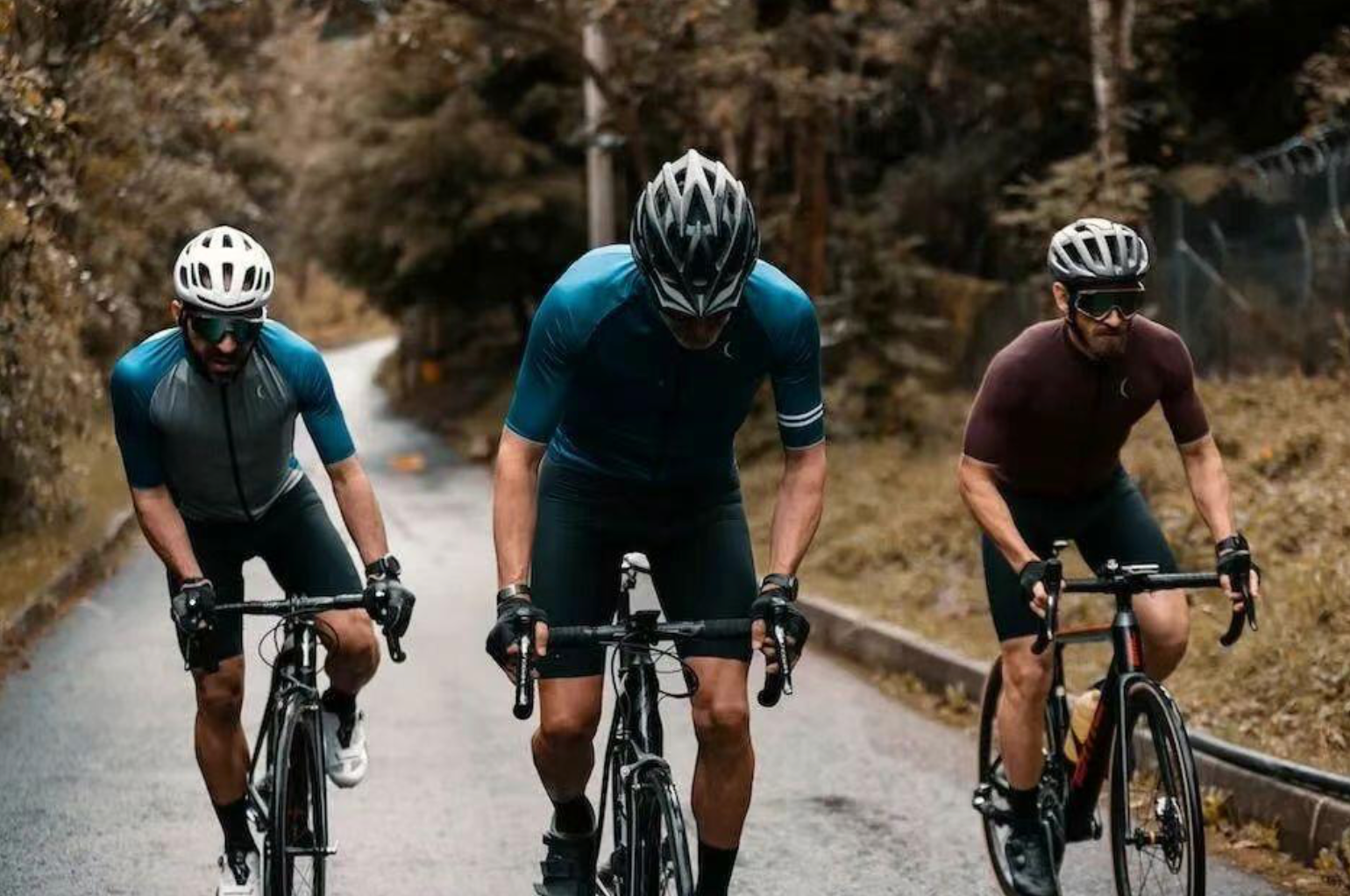 Early ROCKBROS cycling club group ride