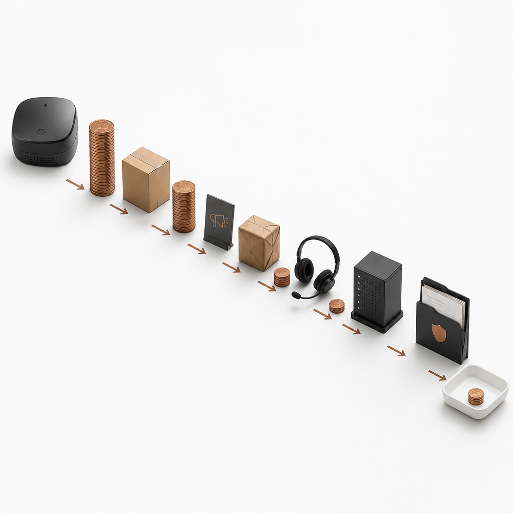 - `Smart home wholesale contribution margin reduced by fulfillment, returns, support, cloud and compliance costs` -