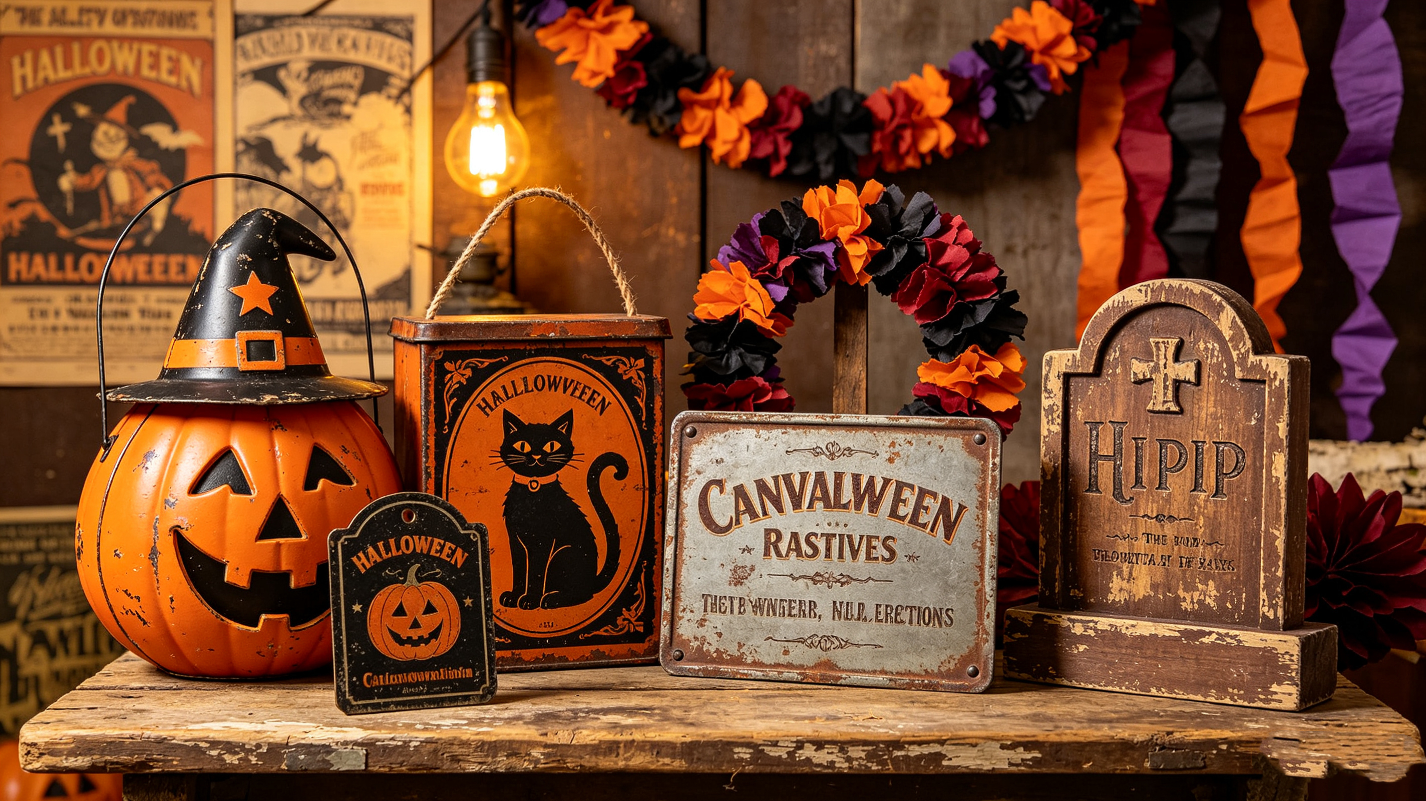 vintage‑halloween‑elements‑decor‑wholesale