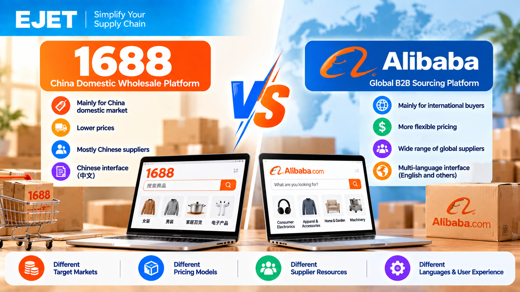 1688 vs Alibaba