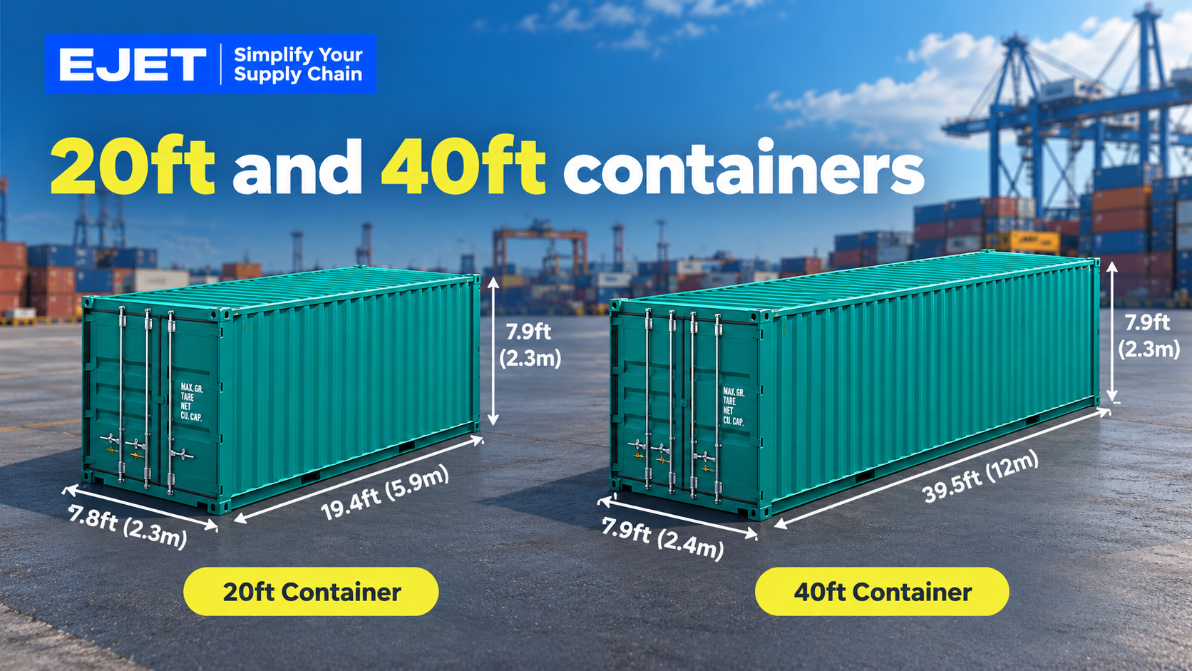 Top List Of Shipping Container Dimensions, Sizes & Prices