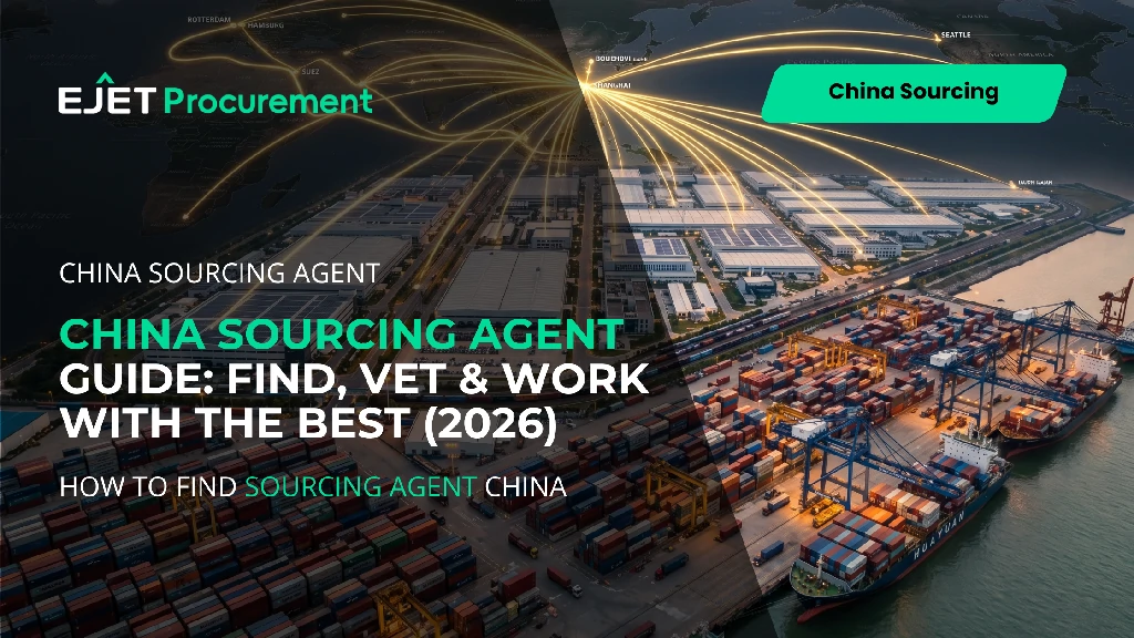 China sourcing agent connecting international buyers with verified factories through a global supply chain network